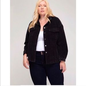 3 Pack | Black Corduroy Jacket W Mineral Wash